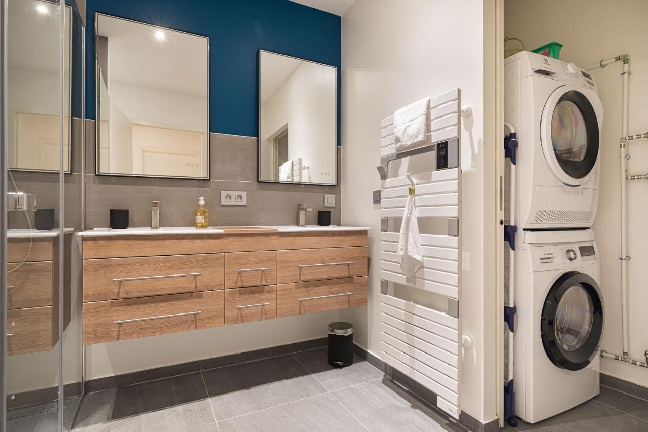 דירות ליון Design Et Charme, 100M2 Face A La Saone מראה חיצוני תמונה
